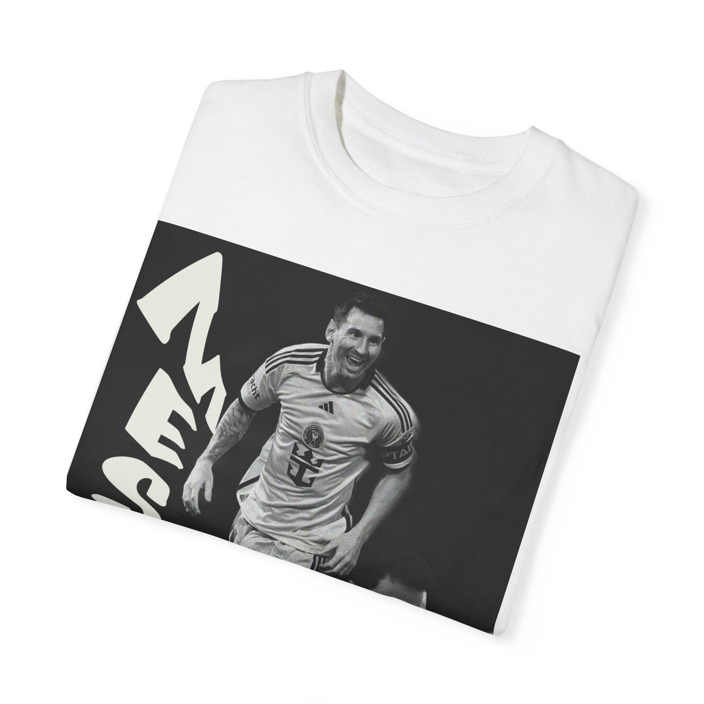 Lionel Messi Soccer Unisex Garment-Dyed T-shirt