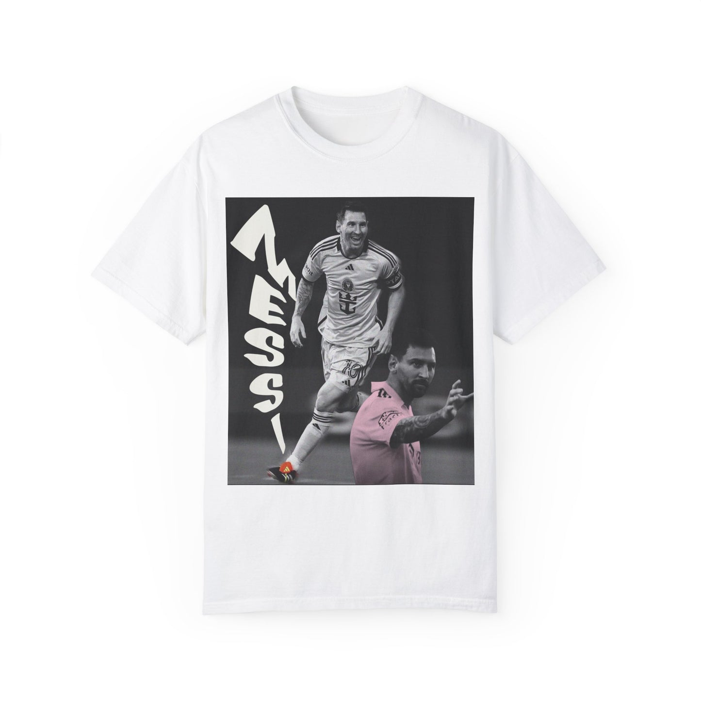 Lionel Messi Soccer Unisex Garment-Dyed T-shirt